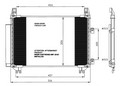 Радиатор кондиционера Toyota Echo 03 OE 884600D050